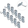 FUANA Hanging Solutions - Diez ganchos de pared inclinados fiables para organizar herramientas