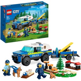 LEGO 60369 City Entrenamiento Móvil para Perros Policía, Animales de Juguete para Niños y Niñas de 5 Años o Más, Coche