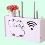 Honseadek Caja de almacenamiento, caja de almacenamiento para enrutador WiFi, estante de almacenamiento de pared, enrutador