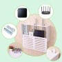 Honseadek Caja de almacenamiento, caja de almacenamiento para enrutador WiFi, estante de almacenamiento de pared, enrutador