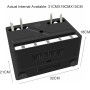 Router Rack Caja WiFi Material ABS Diseño de Orificio de Salida de Gran Diámetro Gran Capacidad Multifunción Caja Ocultar Router