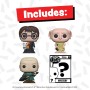 Funko Bitty Pop! Harry Potter - Harry Potter™, Draco Malfoy™, Dobby™ Y una Minifigura Misteriosa Sorpresa - 0.9 Inch (2.2 Cm)