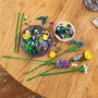 LEGO Botanical Ramo de Flores Silvestres Artificiales, Regalo para el Día de la Madre, Manualidades y Maquetas para Construir