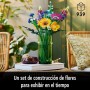 LEGO Botanical Ramo de Flores Silvestres Artificiales, Regalo para el Día de la Madre, Manualidades y Maquetas para Construir