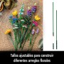 LEGO Botanical Ramo de Flores Silvestres Artificiales, Regalo para el Día de la Madre, Manualidades y Maquetas para Construir