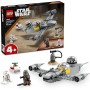 LEGO Star Wars 75410 Caza Estelar N-1 de Mando y Grogu Maqueta de Juguete con Figuras del Mandaloriano, Baby Yoda y R5-D4, Set