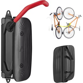 Soporte de pared giratorio para bicicleta, soporte de pared vertical para garaje Tuhause apartamento, orientable lateralmente