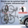 Soporte de pared giratorio para bicicleta, soporte de pared vertical para garaje Tuhause apartamento, orientable lateralmente