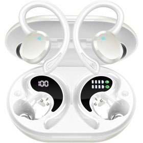 Wireless Sports Headphones, New Bluetooth 5.3 Headphones with HD Mic, 48H Wireless Bluetooth HiFi Stereo Headphones, Noise