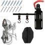Soporte de pared giratorio para bicicleta, soporte de pared vertical para garaje Tuhause apartamento, orientable lateralmente