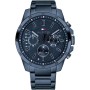 Tommy Hilfiger Reloj Analógico Multifuncional de Cuarzo para Hombres con Correa de Silicona, Acero Inoxidable o Cuero,