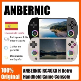 ANBERNIC-consola de juegos portátil RG40XX H, pantalla IPS de 4,0 pulg