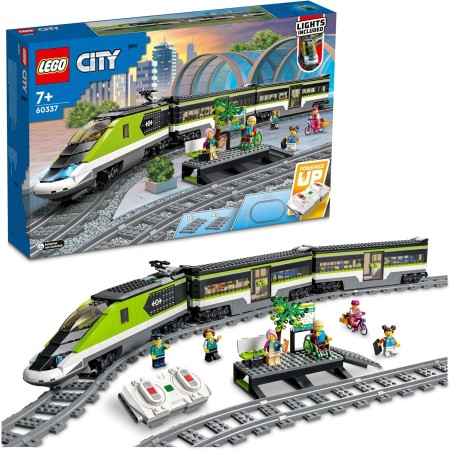 LEGO City Tren de Pasajeros de Alta Velocidad, Juguete, Vehículo Teledirigido para Niños y Niñas de 7 Años o Más con Luces y