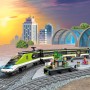 LEGO City Tren de Pasajeros de Alta Velocidad, Juguete, Vehículo Teledirigido para Niños y Niñas de 7 Años o Más con Luces y