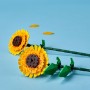 LEGO Botanical Girasoles Kit de Maqueta de Flores Artificiales Amarillas, Regalo del Día de la Madre y para Niñas y Niños de 8+