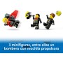 LEGO City Avión de Rescate de Bomberos de Juguete, Regalo de Cumpleaños para Niños y Niñas de 6 Años o Más, Juego de