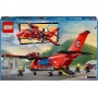 LEGO City Avión de Rescate de Bomberos de Juguete, Regalo de Cumpleaños para Niños y Niñas de 6 Años o Más, Juego de