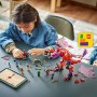 LEGO Ninjago Dragón del Caos: Colmillo Tronador Juguete de Construcción, Juego de Combate con 6 Minifiguras con Armas Ninja,