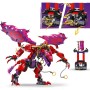 LEGO Ninjago Dragón del Caos: Colmillo Tronador Juguete de Construcción, Juego de Combate con 6 Minifiguras con Armas Ninja,