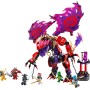 LEGO Ninjago Dragón del Caos: Colmillo Tronador Juguete de Construcción, Juego de Combate con 6 Minifiguras con Armas Ninja,