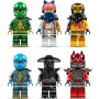 LEGO Ninjago Dragón del Caos: Colmillo Tronador Juguete de Construcción, Juego de Combate con 6 Minifiguras con Armas Ninja,