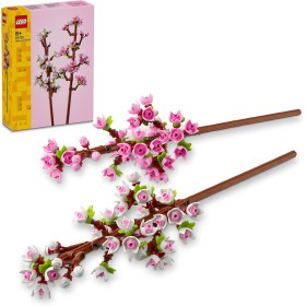 LEGO Botanical Flores de Cerezo Artificiales para Decoración del Dormitorio y Accesorio Floral para Escritorio, Regalo del Día