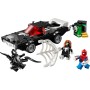 LEGO Marvel Spider-Man vs. Coche Brutal de Venom, Juguete de Construcción de Superhéroes y 3 Minifiguras Inc. Spider-Woman,