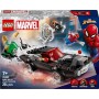 LEGO Marvel Spider-Man vs. Coche Brutal de Venom, Juguete de Construcción de Superhéroes y 3 Minifiguras Inc. Spider-Woman,