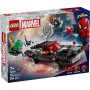 LEGO Marvel Spider-Man vs. Coche Brutal de Venom, Juguete de Construcción de Superhéroes y 3 Minifiguras Inc. Spider-Woman,