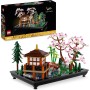 LEGO 10315 Icons Jardín Meditativo, Jardín Zen Botánico para Adultos con Flores de Loto, Regalo para el Día de la Madre,