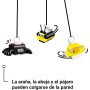 LEGO Classic Caja Feliz Creativa de Ladrillos de Colores Surtidos, Set para Construir Animales de Juguete, Figura de Pájaro,