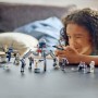LEGO Star Wars Pack de Combate: Soldado Clon y Droide de Combate, Juguete Infantil, Moto Speeder de Juguete, Figura Tri-Droide y