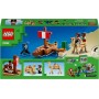 LEGO Minecraft El Viaje en el Barco Pirata de Juguete con Figuras de Animales Pez, Calamar, Camello y Minifigura de Piratas para