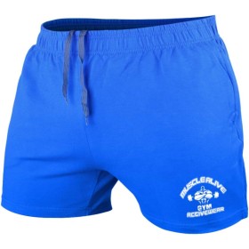 Muscle Alive Hombres Culturismo Gimnasio Rutina de Ejercicio Pantalones Cortos Terry Algodón