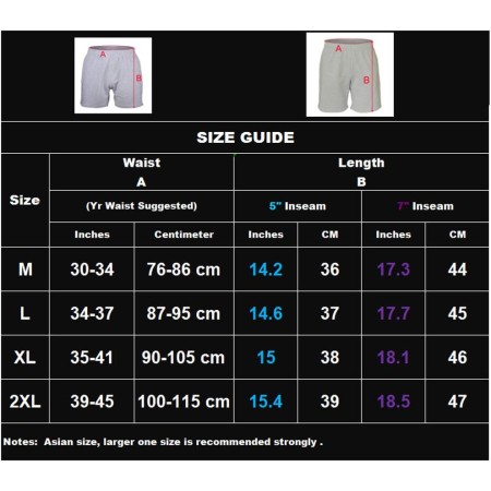 Muscle Alive Hombres Culturismo Gimnasio Rutina de Ejercicio Pantalones Cortos Terry Algodón