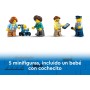 LEGO City Autobús Turístico Rojo de Dos Plantas de Juguete con 5 Minifiguras inc. un Bebé para el Juego de Rol, Regalo de