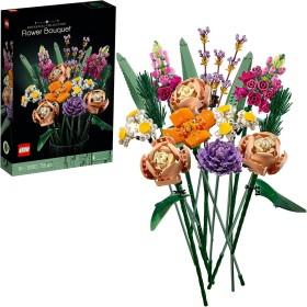 LEGO Botanical Ramo de Flores, Regalo por el Día de la Madre, Maqueta para Construir para Adultos, Plantas Artificiales