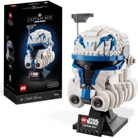 LEGO Star Wars Casco del Capitán Rex, Maqueta para Construir para Adultos, Película Las Guerras Clon, Edición Coleccionable