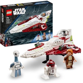 Lego Star Wars Caza Estelar Jedi de OBI-WAN Kenobi, Nave de Juguete de Construcción, Regalo para Niños y Niñas de 7 Años o Más,
