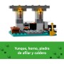 LEGO Minecraft La Armería, Juguete de Construcción de Aventuras y Forja de Armas con Personajes del Videojuego, Minifigura de