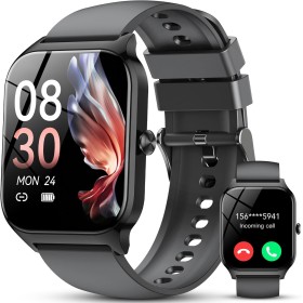 Reloj Inteligente Hombre Mujer,1.85" HD Smartwatch con Llamadas, WhatsApp Notificaciones, Smart Watch con