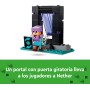 LEGO Minecraft La Armería, Juguete de Construcción de Aventuras y Forja de Armas con Personajes del Videojuego, Minifigura de