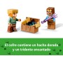 LEGO Minecraft La Armería, Juguete de Construcción de Aventuras y Forja de Armas con Personajes del Videojuego, Minifigura de