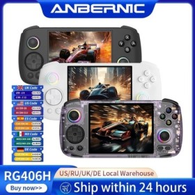 ANBERNIC-consola de juegos portátil RG406H RG 406H, pantalla multitáct