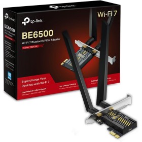 TP-Link Archer TBE400E PCIe - Tarjeta WiFi BE6500Mbps WiFi 7, Tarjeta Bluetooth 5.4, WPA3, MU-MIMO, OFDMA, Tarjeta WiFi PC Fija,