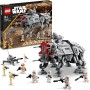 LEGO Star Wars Caminante AT-TE Articulado, Juguete Construcción, Mini Figura Comandante Cody, 3 Soldados Clon 212 y Droides,