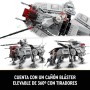 LEGO Star Wars Caminante AT-TE Articulado, Juguete Construcción, Mini Figura Comandante Cody, 3 Soldados Clon 212 y Droides,