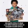 LEGO Star Wars Caminante AT-TE Articulado, Juguete Construcción, Mini Figura Comandante Cody, 3 Soldados Clon 212 y Droides,