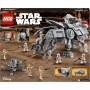 LEGO Star Wars Caminante AT-TE Articulado, Juguete Construcción, Mini Figura Comandante Cody, 3 Soldados Clon 212 y Droides,