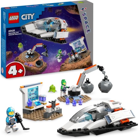 LEGO City Nave Espacial y Descubrimiento del Asteroide, Vehículo de Juguete, Regalo para Niños y Niñas de 4 Años o Más, Juego de